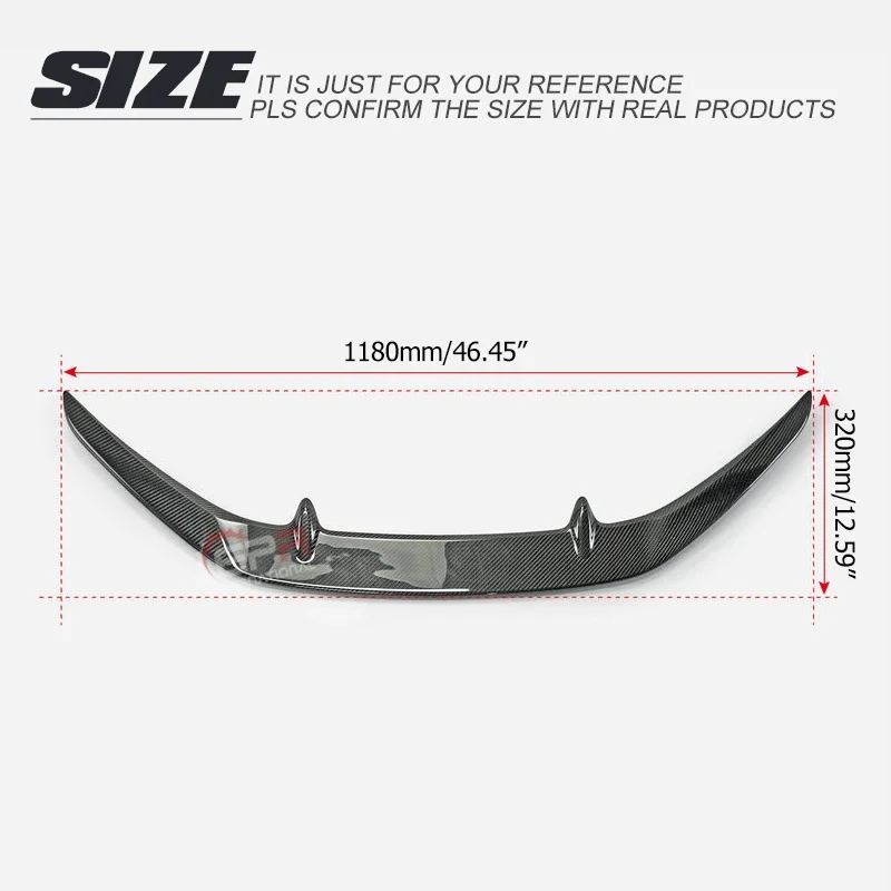 Rear Spoiler For Subaru BRZ ZD8 STI Type Rear Spoiler Trunk Wing Black Carbon Fiber Car Accessories Tail Wingsits