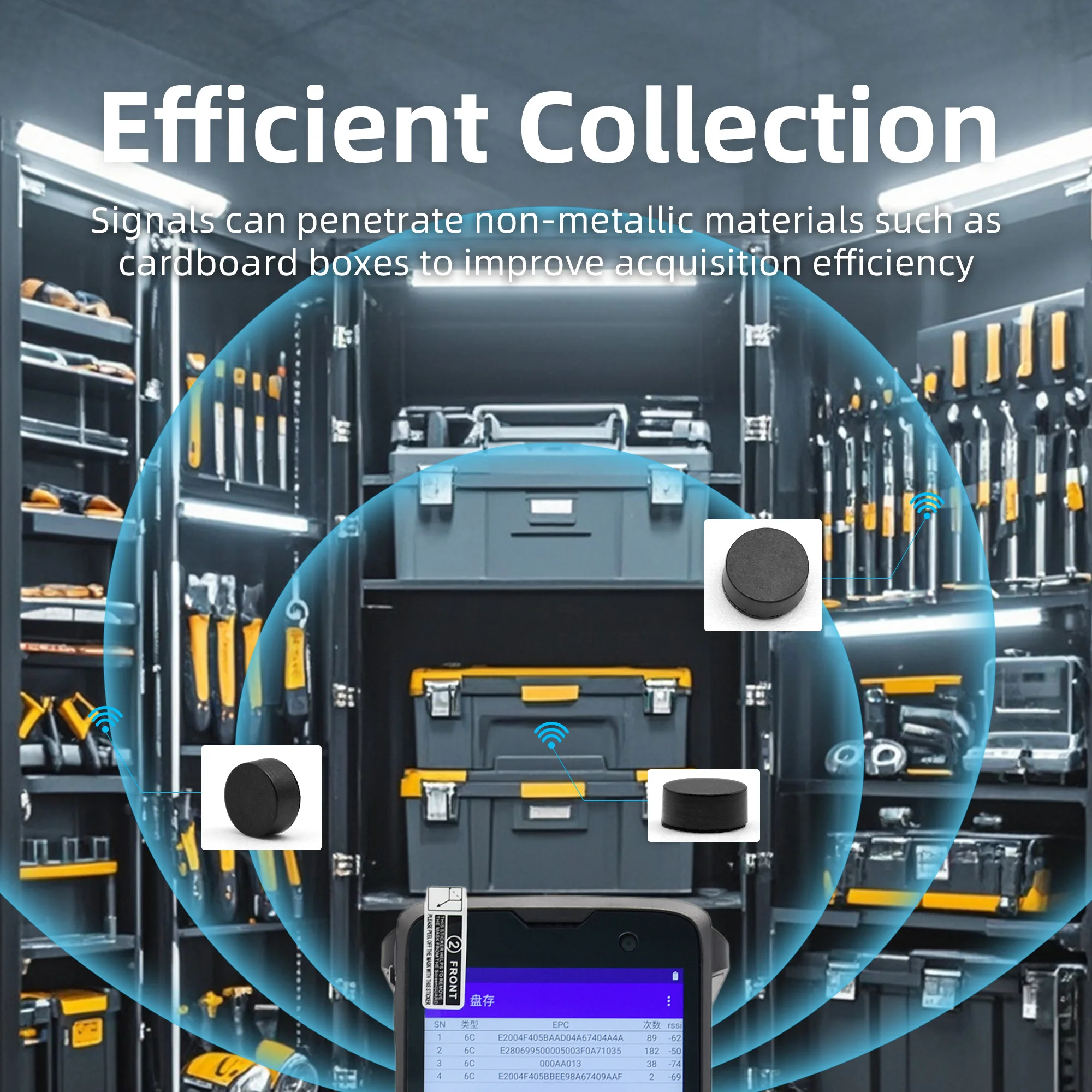 10 個 PPS ミニサイズ高温タグ電子ラベル NXP Icode SLIX チップ工業用グレード ISO-15693 13.56MHz R/W、1024 ビット
