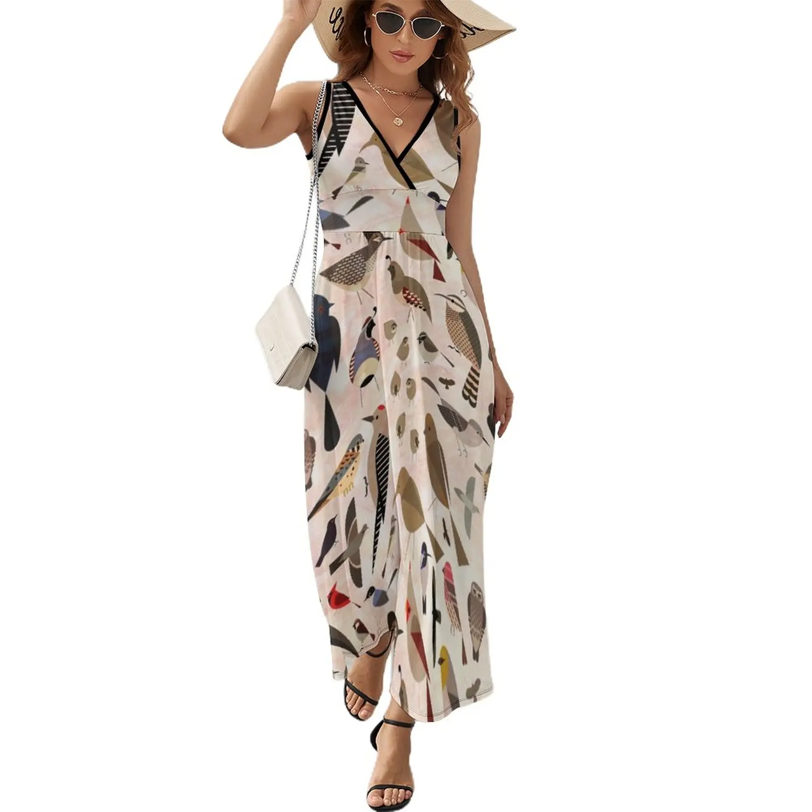 

Sonoran Birds Sleeveless Dress loose summer dress summer dresses womens 2024