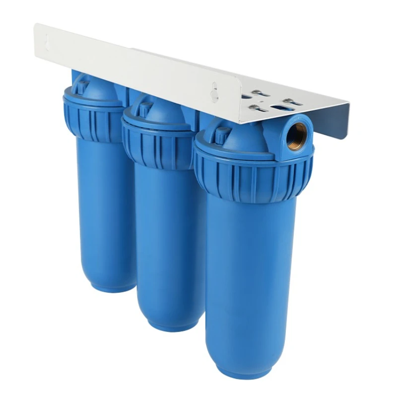 

3 Stages Water Filter Housing Main Line Alkaline Tap Water Filtration Membrane Purifier Filter Water Bottle for Home