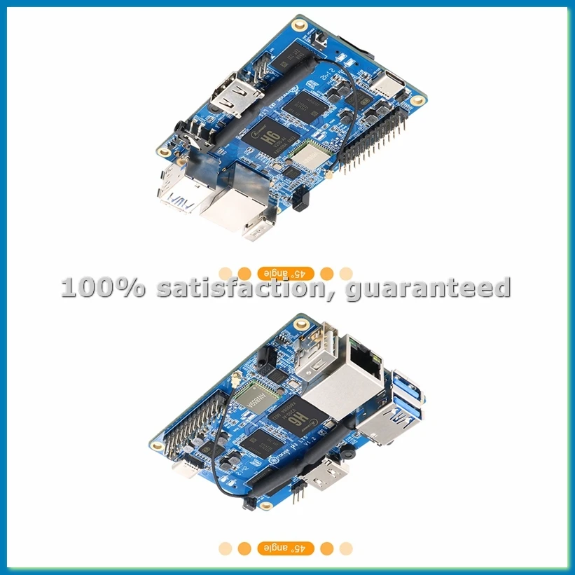 For 3 Development Board 2G8G EMMC with +BT5.0,AllWinner H6 SoC,Open Source Board Computer,Run Android-VVNB