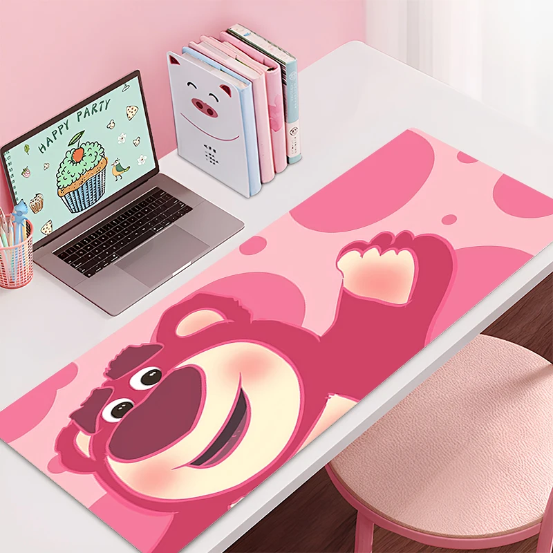 Large Gaming Mouse Pad L-Lotso Mat Non-Slip Rubber Game Mouse Computer Keyboard Mats Pad table mat ground mat Home Decor