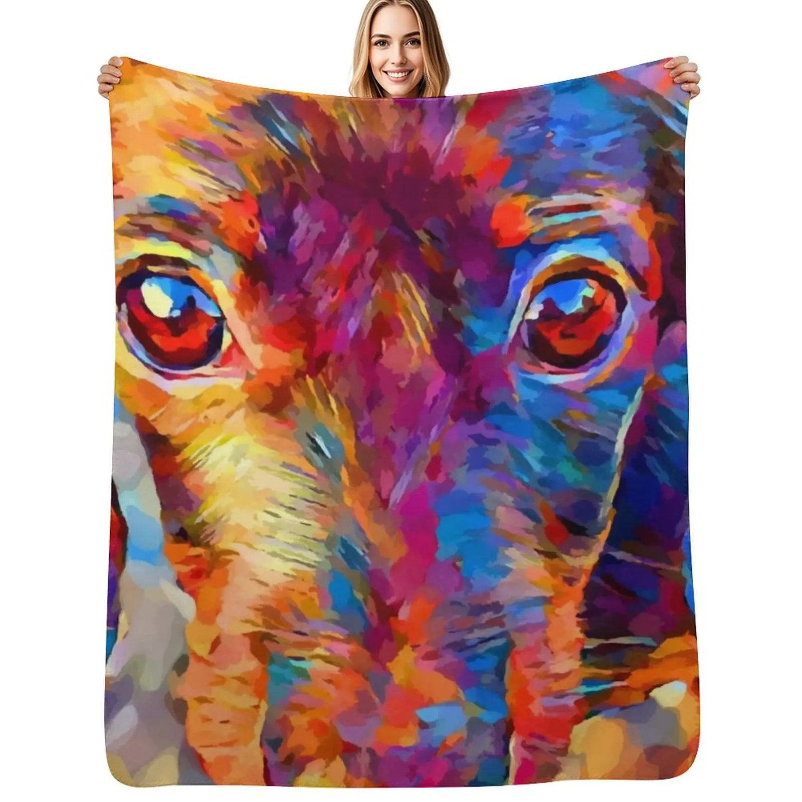 Miniature Dachshund 3 Throw Blanket Sofa Personalized Gift Flannel Fabric christmas gifts Thermal Warm Blankets