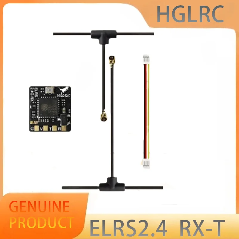 

HGLRC ELRS 2.4G Receiver 500MHZ Refresh Rate ELRS 3.0 for RC Airplane FPV Long Range Drones DIY Parts