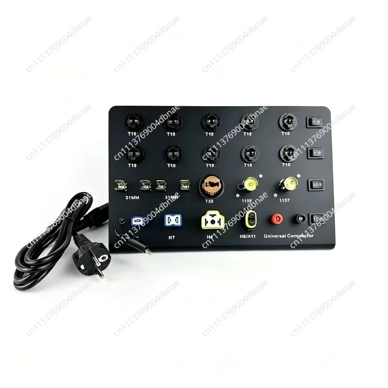 Multifunctional Car Electric Motorcycle Universal 12~24V Car Light Test Box Light Meter Test LED Bulb Meter Test Board