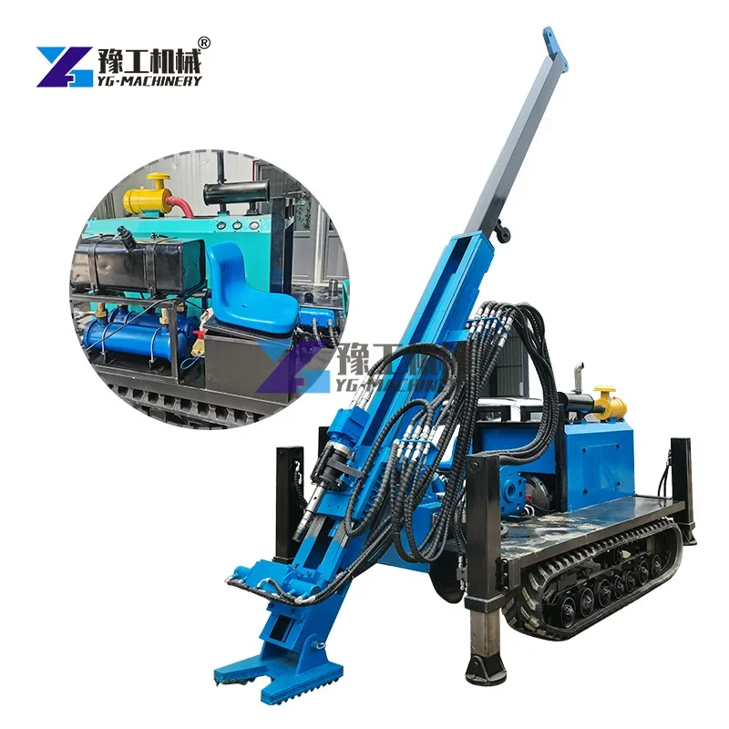 Full Hydraulic Diamond Core Drilling Rig Crawler Based Geological Exploration Wireline Drill Equipment with 500m Capacity