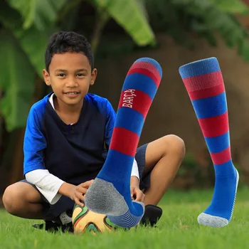 1 Pair Football Sports Socks Long Knee Cotton Spandex Kids Legging Stockings Soccer Baseball Ankle Adults Children Socks