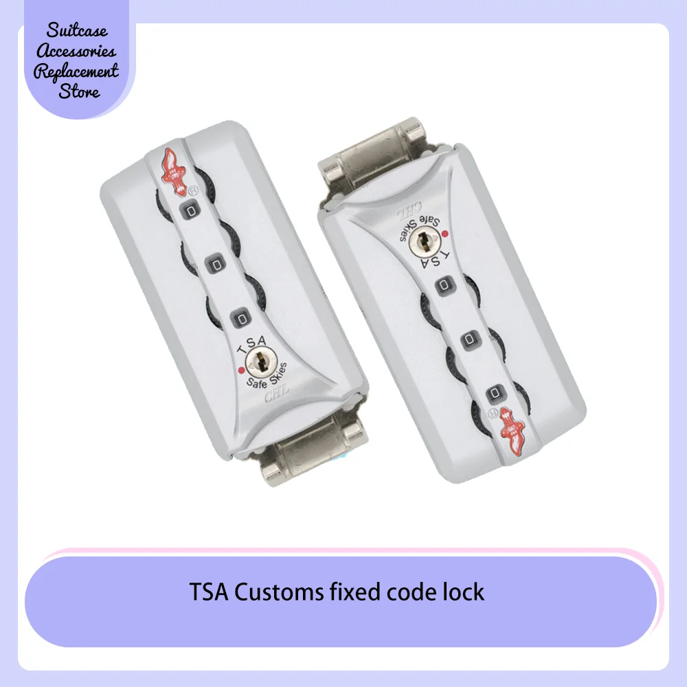 

Manufacturers direct fixed lock aluminum box hard box lock TSA lock torch customs code lock, travel luggage lock, security