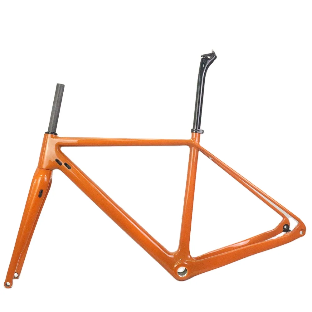 

GR029 Carbon Gravel Frames Bike Frameset BSA 700C*42C Di2&Mechanical Racing Carbon Road Frame Disc-Brake Bicycle Frame