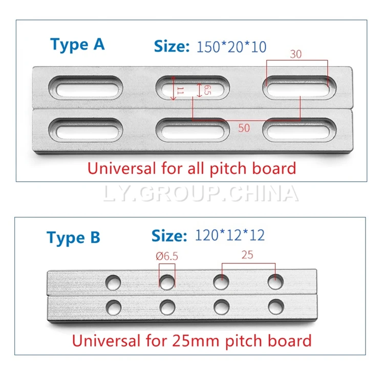 

Align Jig Fixed Clamp Position Lock Bar Stuff with M6 Screws Type A B Optional for Fiber Laser Marking Engraving Machine Use