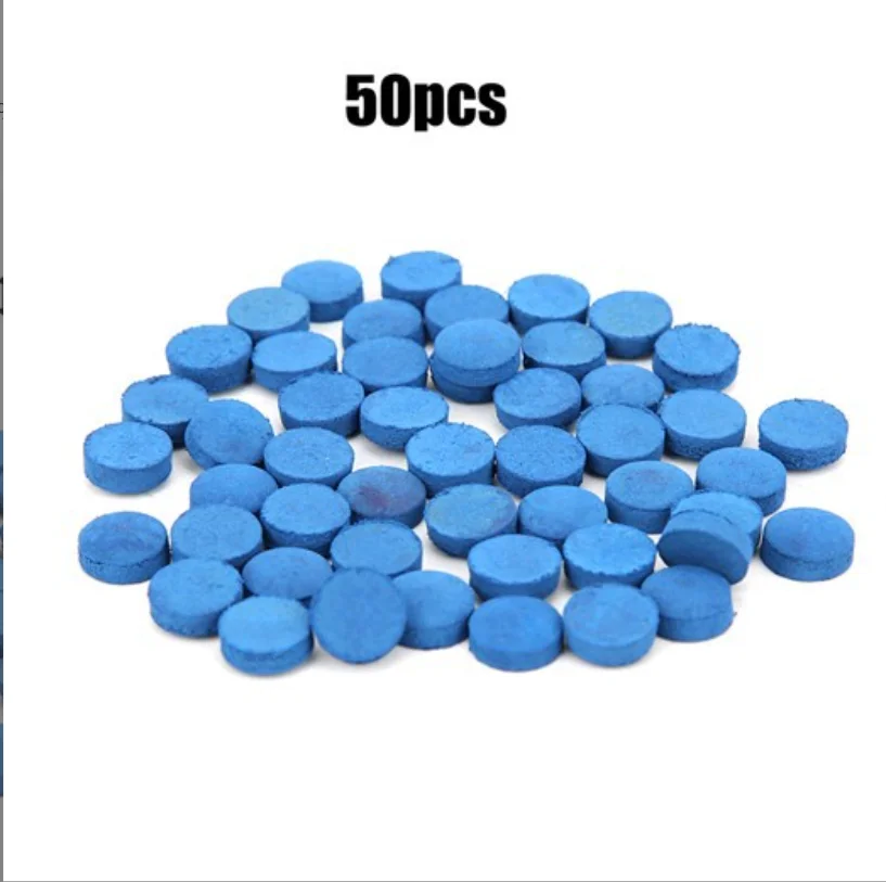 hot salt9-14mm Club Grade Pool Cue Tips 50Pcs/Box 5 Sizes Assorted Cattlehide Bulk Wholesale for Snooker/Pool