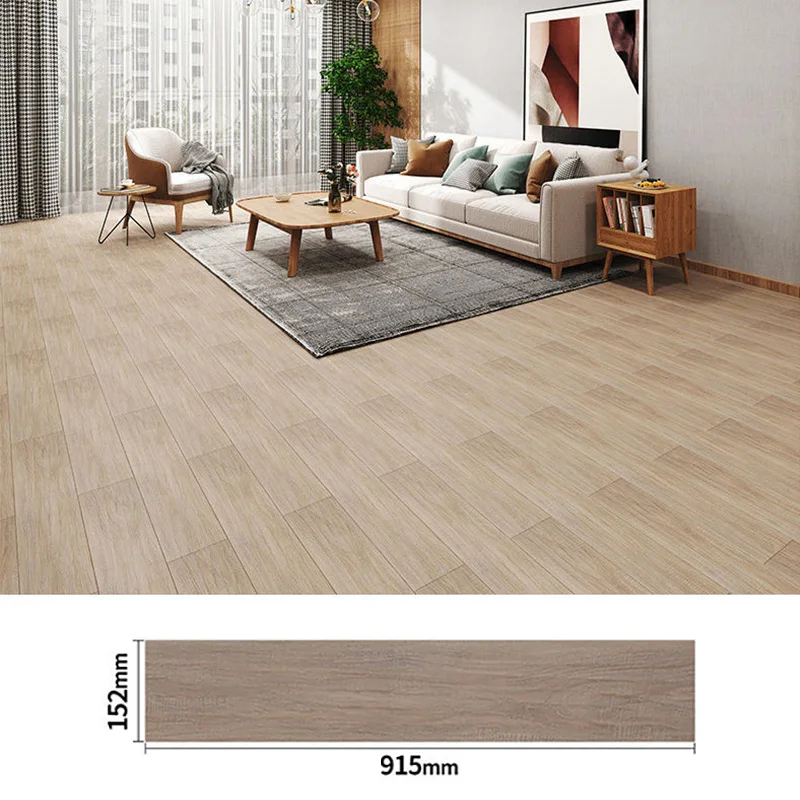 3D Wood Grain Floor Sticker PVC Waterproof Self-adhesive Wall Stickers for Kids Room Bedroom Toilet Kitchen Modern Home Decor