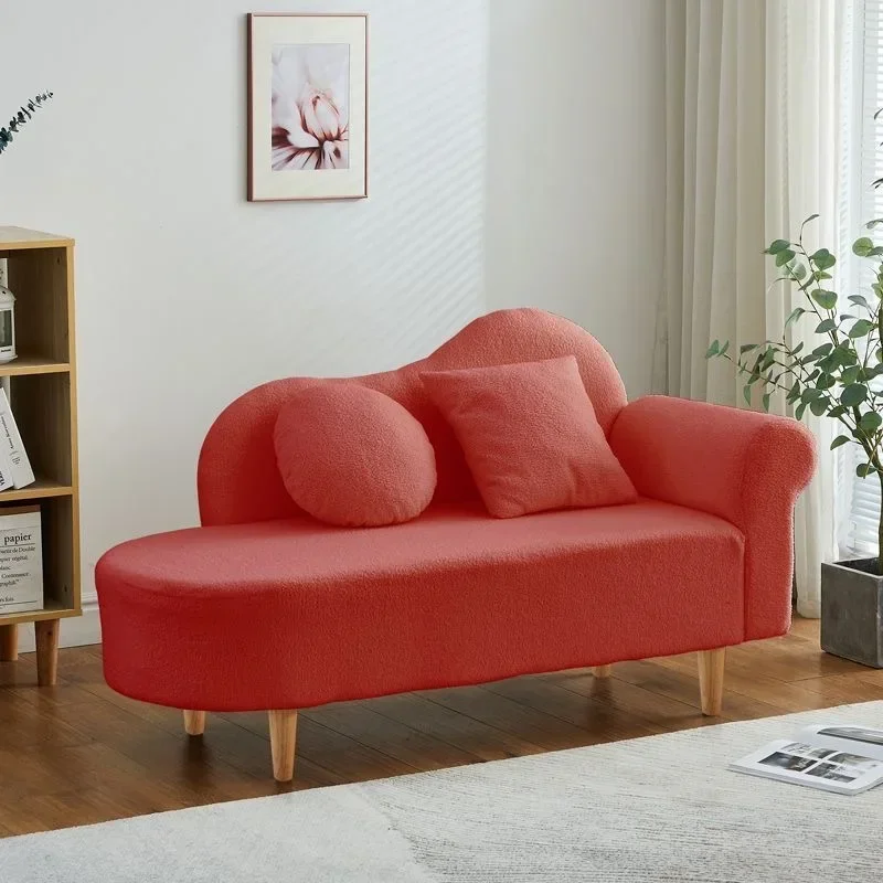 Cream wind, sofa, small apartment, bedroom, rental room, household mini sofa chair
