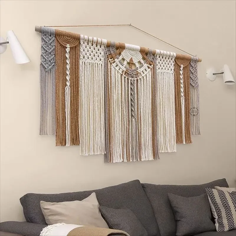 Nordic Morocco hand-woven tapestries hotel B & B decorative tapestries bedside wall hanging living room wall Simia