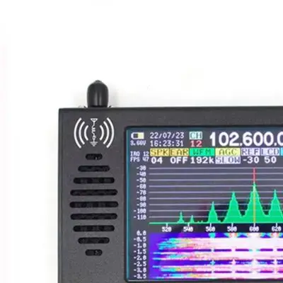 forDSP Radio Receiver 100kHz to 149MHz for spectrum Display Waterfall FFT Real Time 3W Speaker 99 Channel Memory USB C Battery