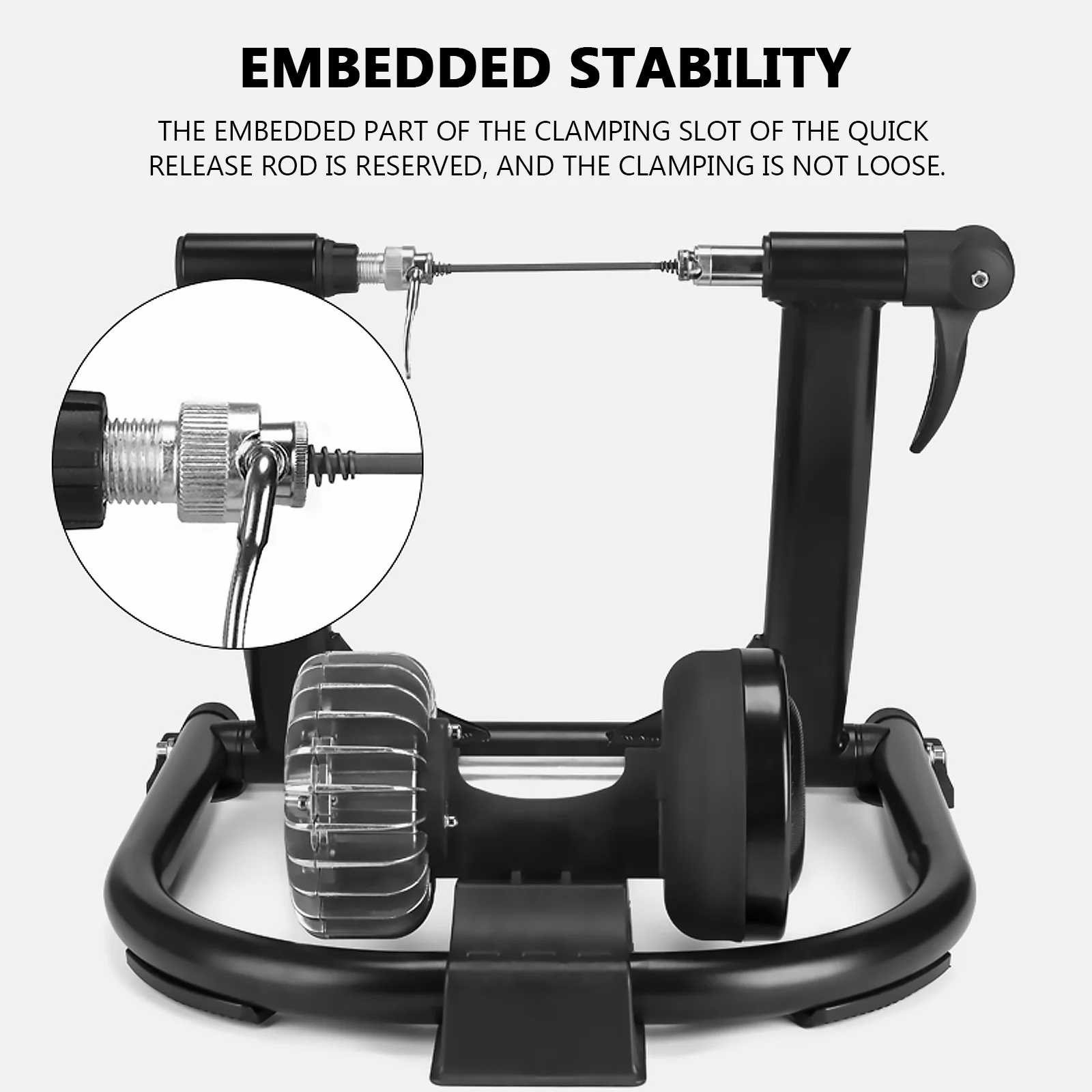 2Pcs Quick Release Trainer Skewer Steel Replacement Rear Wheel Axle Skewer for Bike Trainer Mountain Road Bike