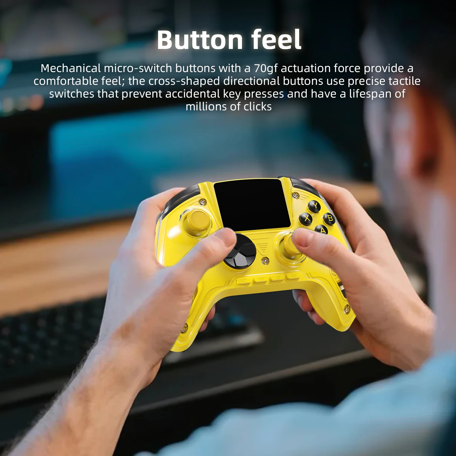 Anbernic RG G01 Gamepad-Controller, kabelloser Spiele-Controller mit 2.5D IPS Hall-Rocker für PC/Steam/Linux/Switch/Switch2/Android/iOS – Detail 6