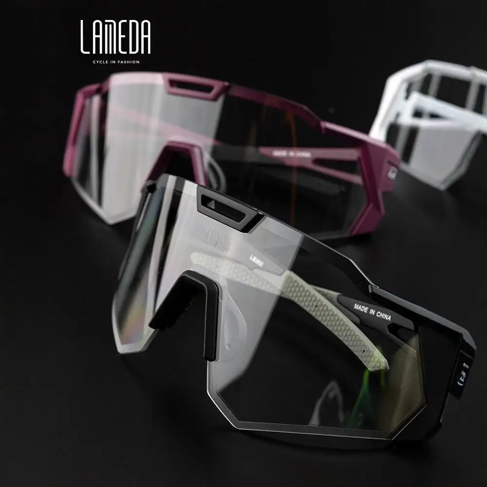 

Lampada cycling glasses, day and night bicycles, windbreak, sandproof, polarizing color-changing glasses, road bike goggles