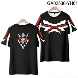 Camiseta con estampado 3D de Kamen Rider ark-one, ropa de calle Popular de Anime japonés, manga corta, cuello redondo, talla grande, moda de verano