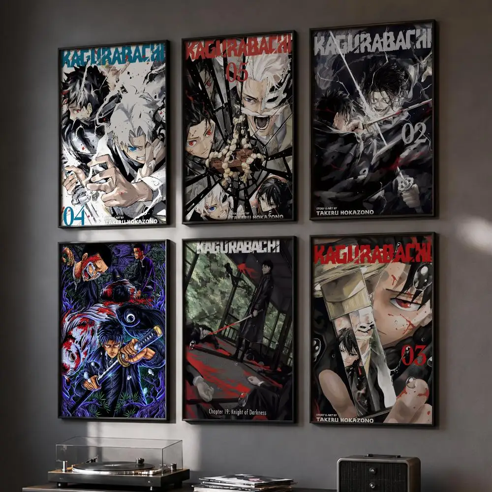 K-Kagurabachi Anime Poster HD Home Wall Stickers House Hallway Living Room Bedroom Bar Office Decor Art Prints