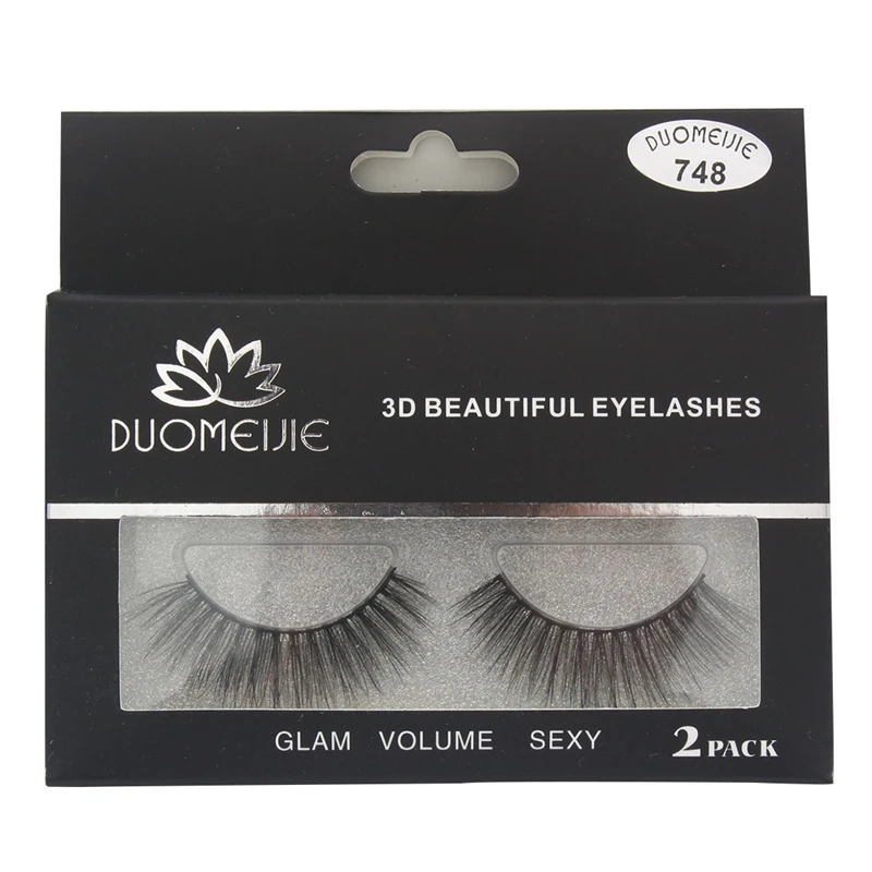 شريط قطني غير مرئي مقاوم للماء بتصميم طويل طبيعي يناسب العيون، وصلات رموش قابلة لإعادة الاستخدام، شريط كامل لمكياج العيون اليومي