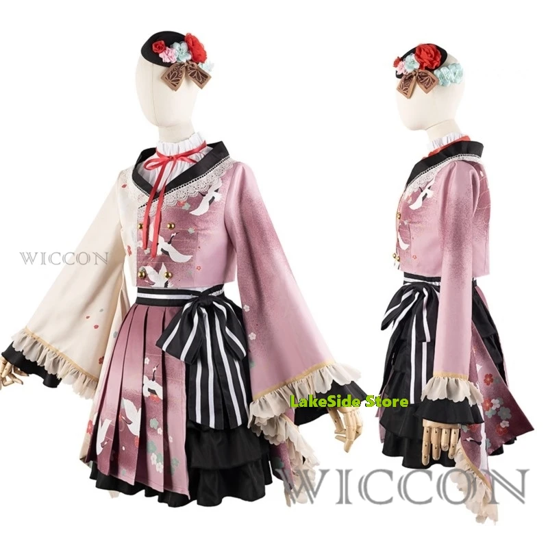 Pjsk Akiyama Mizuki Cosplay Kostuums Spel Project Sekai Cosplay Kimono Jurk Halloween Feestpak Uniformen Pruik Pak