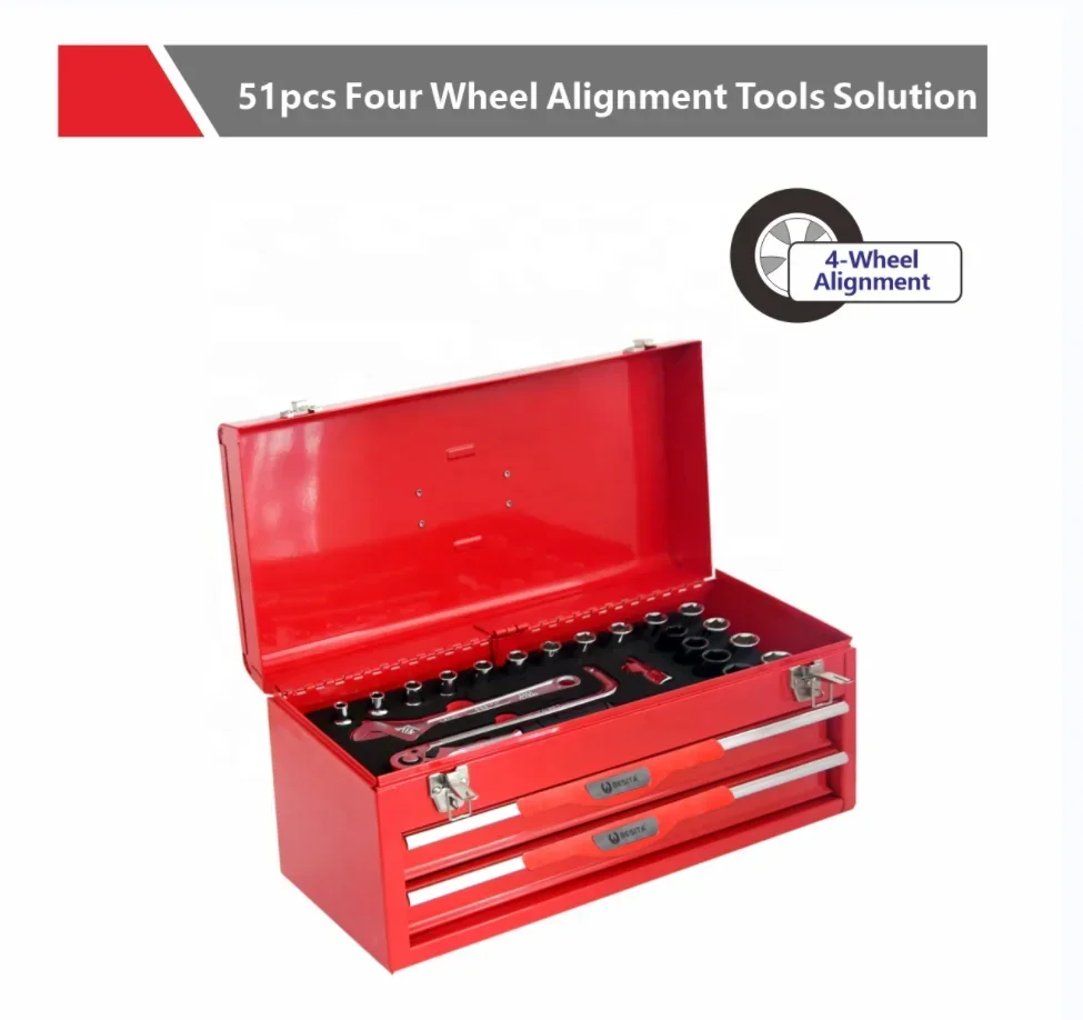 Durable and of high quality High Quality Tools Solution with Tools Set 51pcs Four Wheel Alignment Tools Solution for Automotive