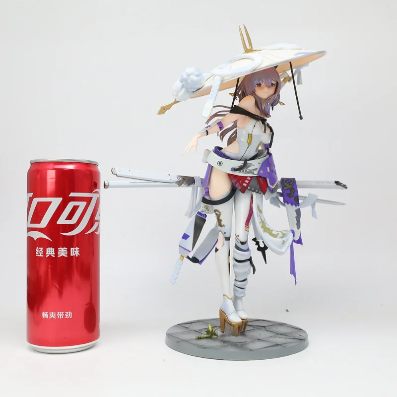 In Stock Purple Long Hair Traditional Umbrella Girl Desktop Ornament Home Table Decor Collectible Gift For Anime Fans