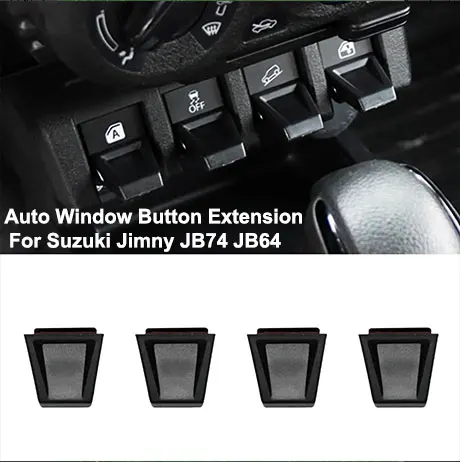 

For Suzuki Jimny JB74 JB64 2019-2025 Auto Window Button Extension Switch Decorative Cover Trim High-Quality ABS