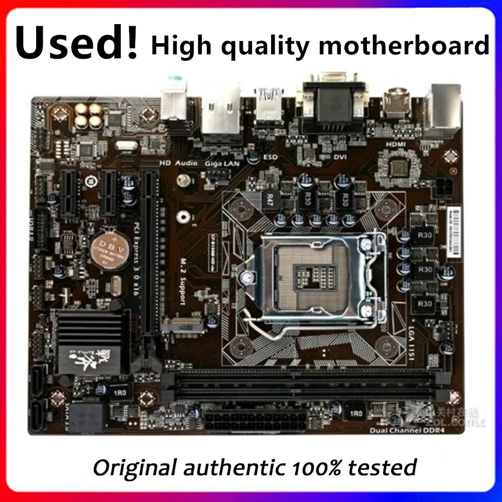 

For Colorful C.B250M-HD V20 / V21 B250M-HD HDMI Desktop Motherboard For Intel B250 DDR4 LGA 1151 Original Desktop Used Mainboard