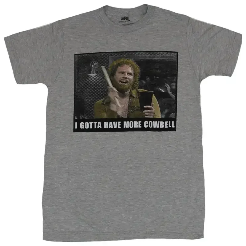 Saturday Night Live Adult New T Shirt Gotta Have More Cowbell Ferrell Photo Pic