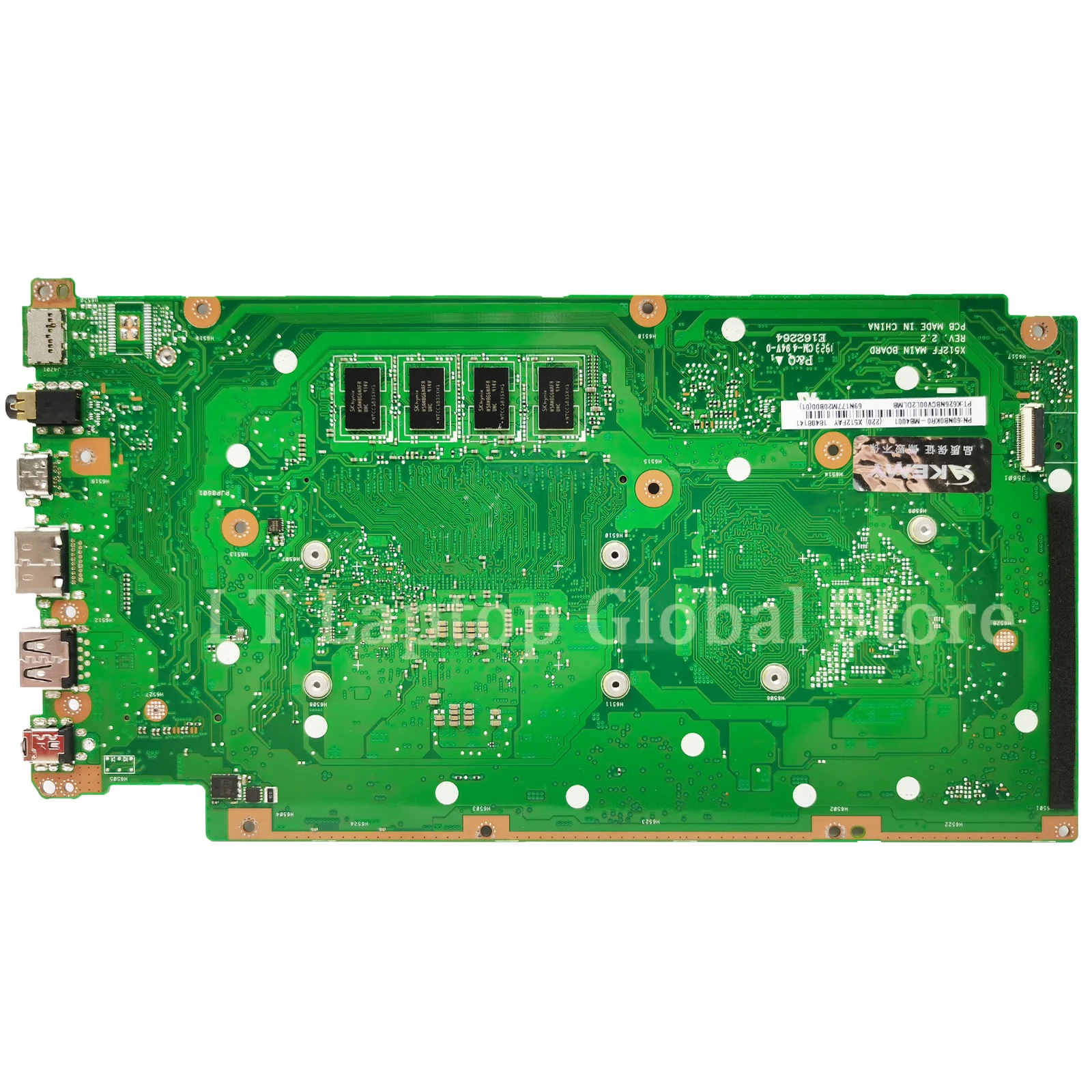 Imagem -03 - Placa-mãe para Laptop Asus X712fa X712fac X512fac X512fac X512f X512fb X512fjg i3 i5 i7 8ª 10ª Cpu 4g 8g Ram