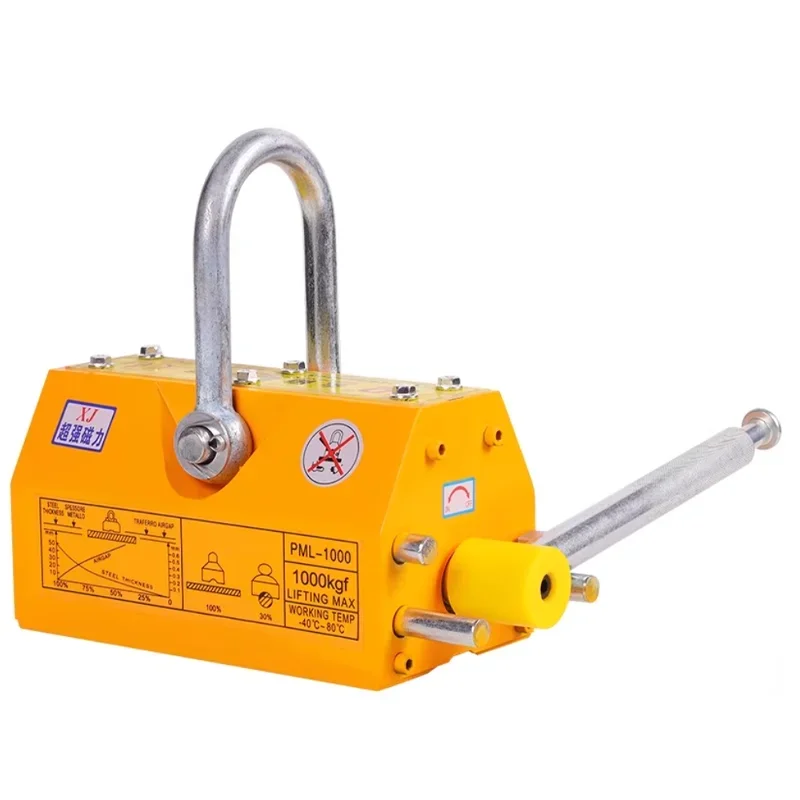 Magnetic Lifting Lifter Permanent Magnet Crane Hoist Strong Magnet Clamp for Steel Plate Mold Handling Industrial Lifting