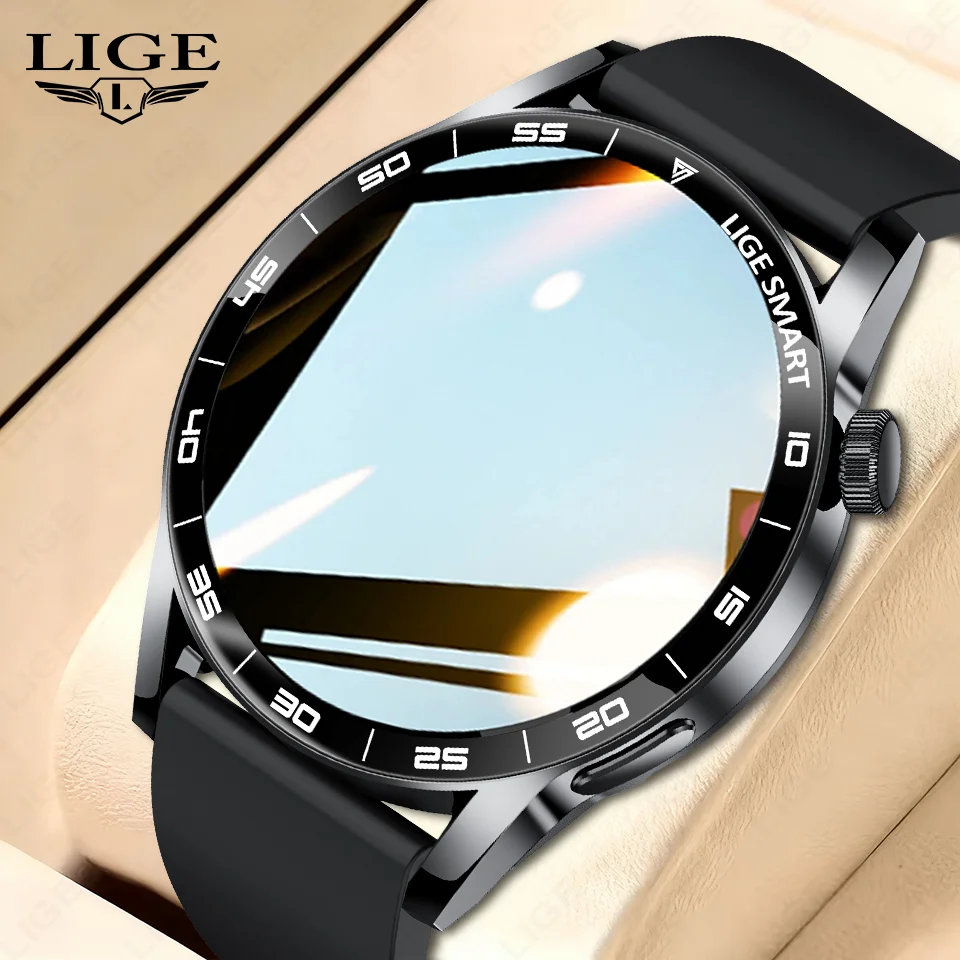 

LIGE New 1.38" HD Voice Calling Smart Watch Men Hear Rate Health Monitor Sports Fitness Watches Women Smartwatch For Android iOS