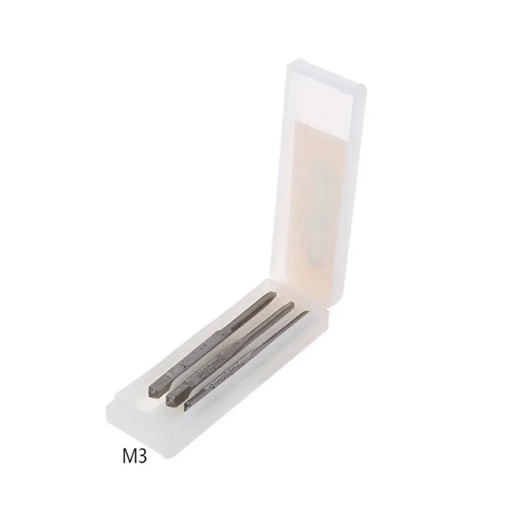 

3Pc Hss Hand Screw Thread Taps for M3 M5 M6 Premium Steel Taps for Reliable Thread Cutting in Various Applications