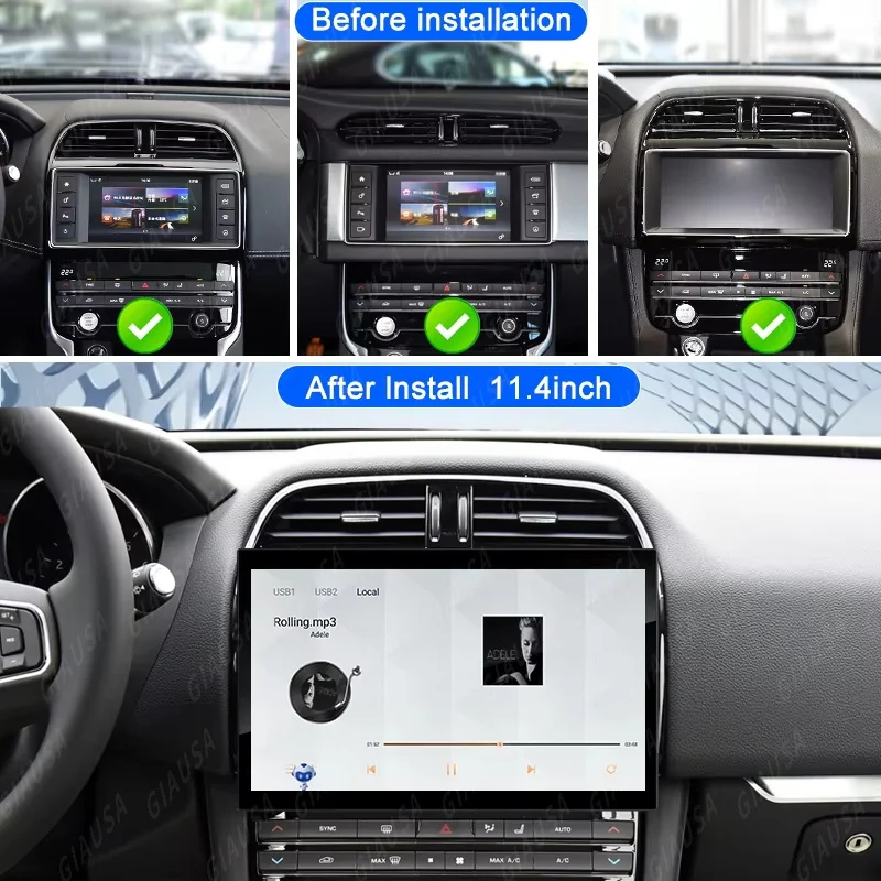 

Ls 11.4 Inches Car Android 13.0 Carplay For Jaguar Xf Xfl 2016 2017 2018 Auto Gps Navigation Touch Screen Radio 4g Wifi Dsp