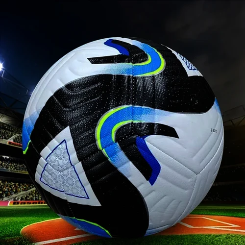 Imagen 2 del producto Pelotas De fútbol clásicas De alta calidad, tamaño oficial 5, Material De PU, equipo De portería, juego De partido al aire libre, balón De entrenamiento De fútbol