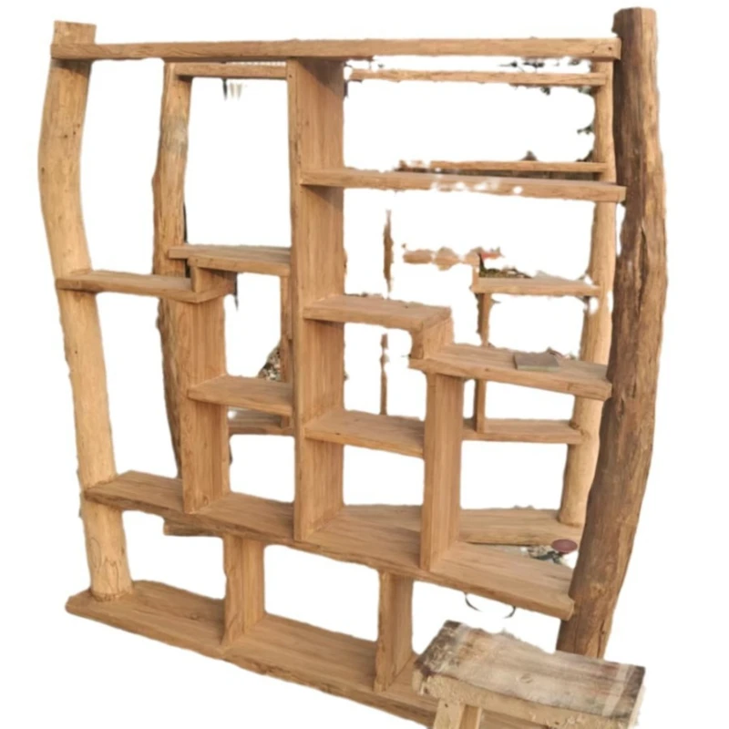 Bogu Rack Office Wenwan Tea Set Display Rack Duobao Pavilion Multi-layer Storage k Solid Wood Storage