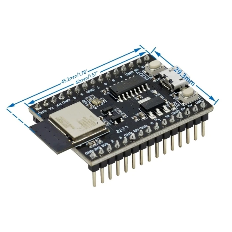 ESP32-C3 Development Board WiFi + Bluetooth-compatible Board ESP32-C3-MINI-1 Microcontroller Processor N2UB