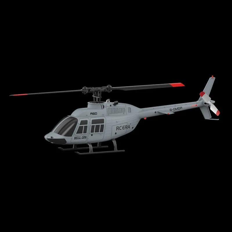 A60 1/42 リモートコントロールヘリコプター 4 チャンネルシングルローターヘリコプターシミュレーションモデルおもちゃ Bell206 ヘリコプター Rc おもちゃギフト