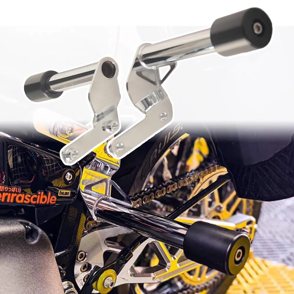 لـ Harley-Davidson Softail Low Rider S ST Street Bob Carbon Steel Side Box Guardrail - حماية لدراجة ناريةك