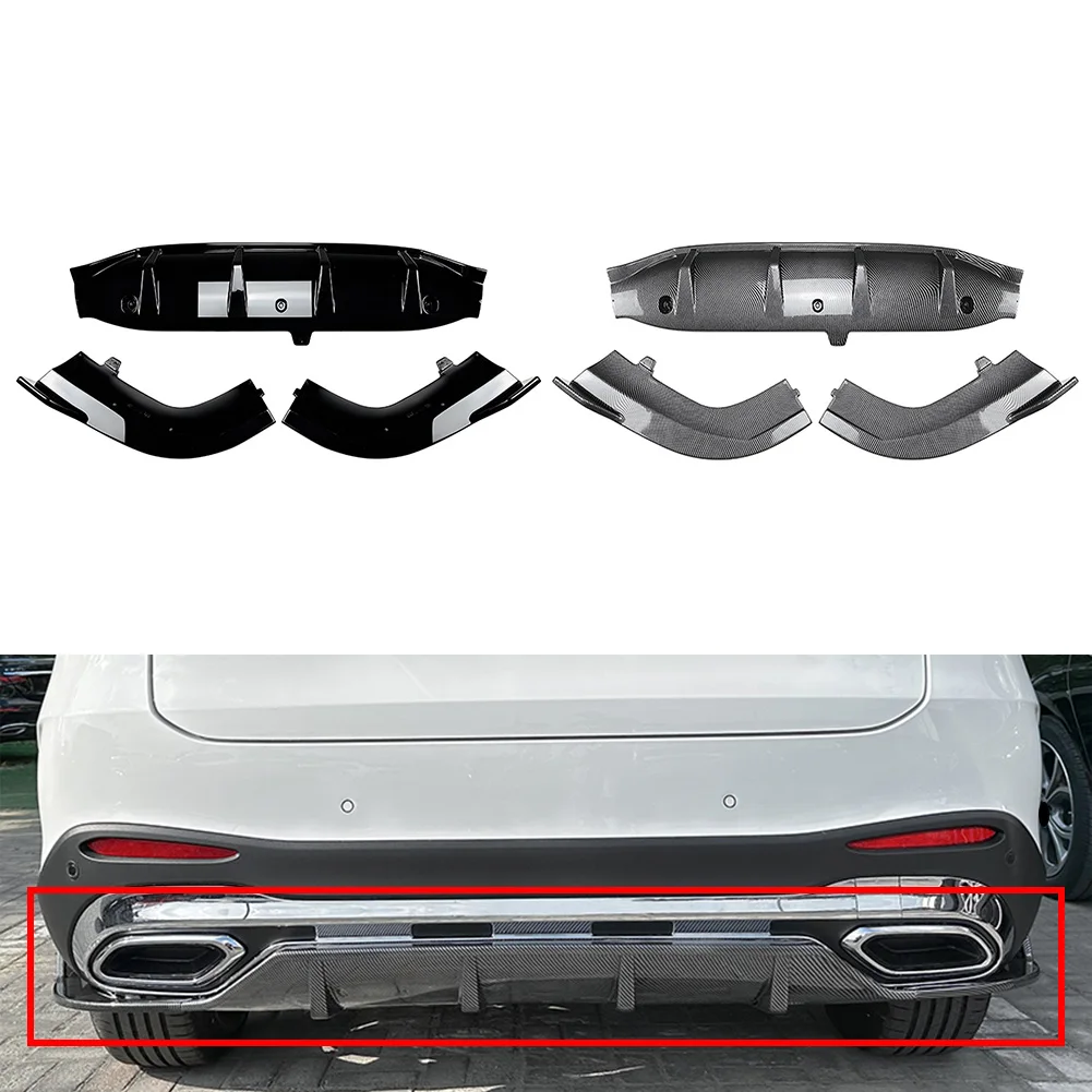 

3Pcs Car Rear Bumper Spoiler Splitter Lip For Mercedes Benz GLC Class X254 GLC260 GLC300 AMG 2023+