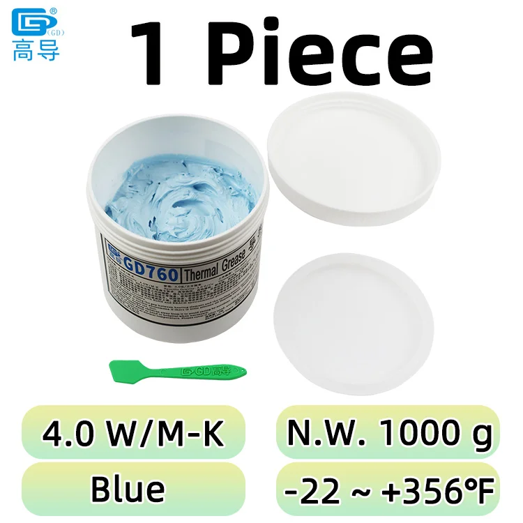 GD900 GD007 GD-2 Koelpasta Nettogewicht 1000g voor CPU GPU LED PS5 Printer Koeling Koeler Pasta Gips Koellichaam Compound CN