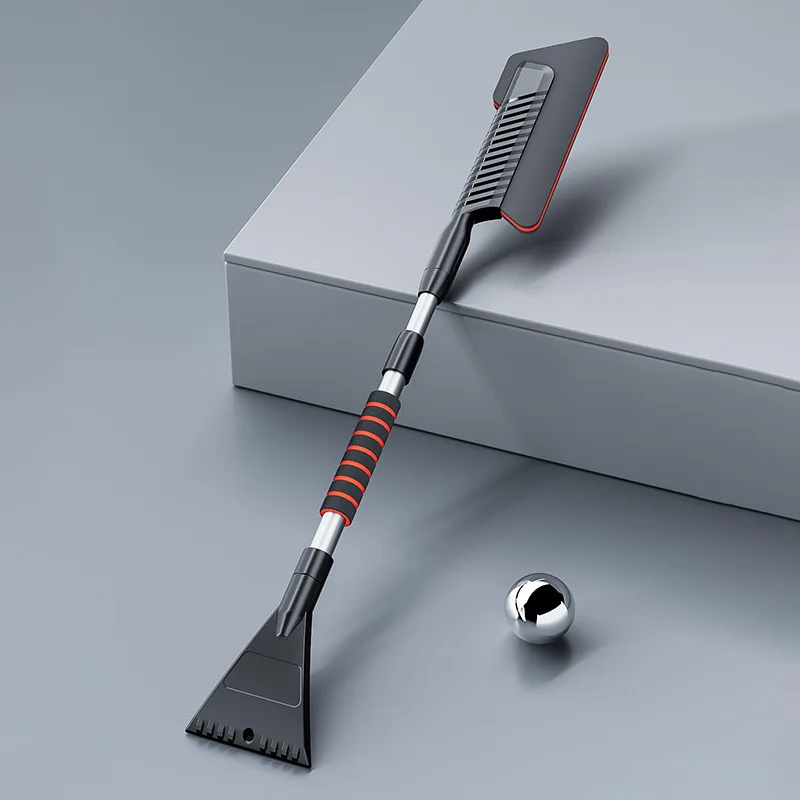 Universal Car Detachable Snow Brush Front Windshield Ice Scraping Defrost Broom Extendable Snow Shovel Ice Scraper Brush