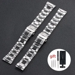 Stainless Steel Watchband for Rolex Watch Replacement Wrist Strap for Seiko 20mm 22mm Men Women Bracelet Watch Accessories