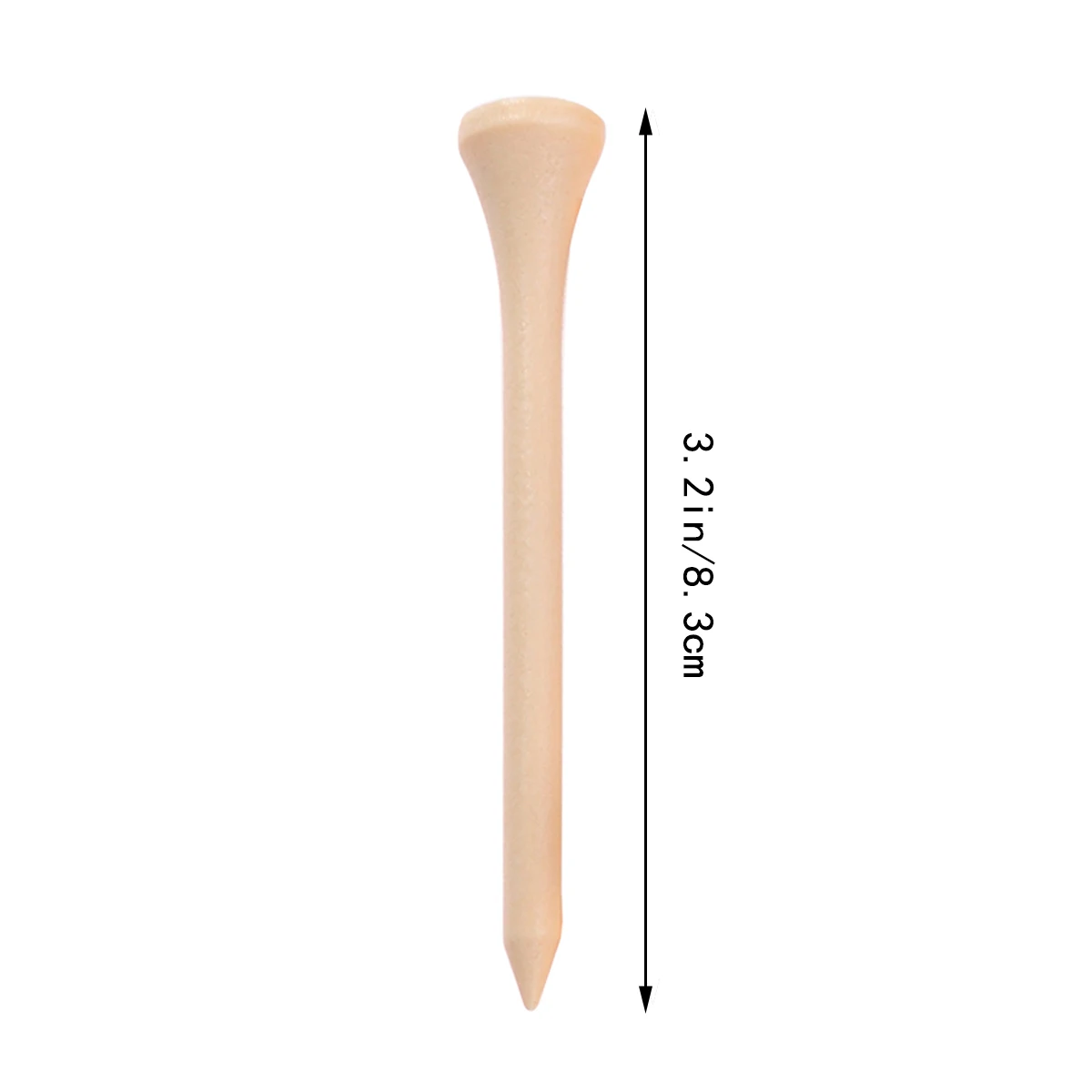 

100pcs Golf Tee Pegs 2 3 4 Inch Wood Durable Solid Unbreakable Lightweight Eco Friendly ergonomic Design Training