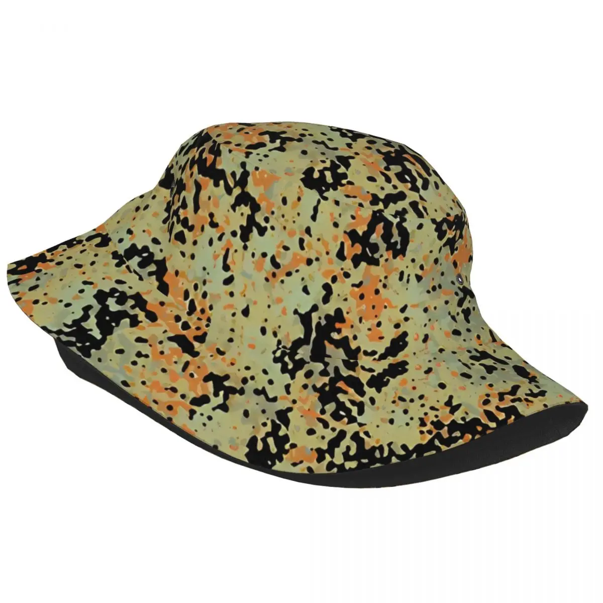 Spring Headwear Flecktarn Five Alternate Colors Camouflage Accessories Bucket Hat Trendy Sun Hat Ispoti Lightweight Fishing Hat