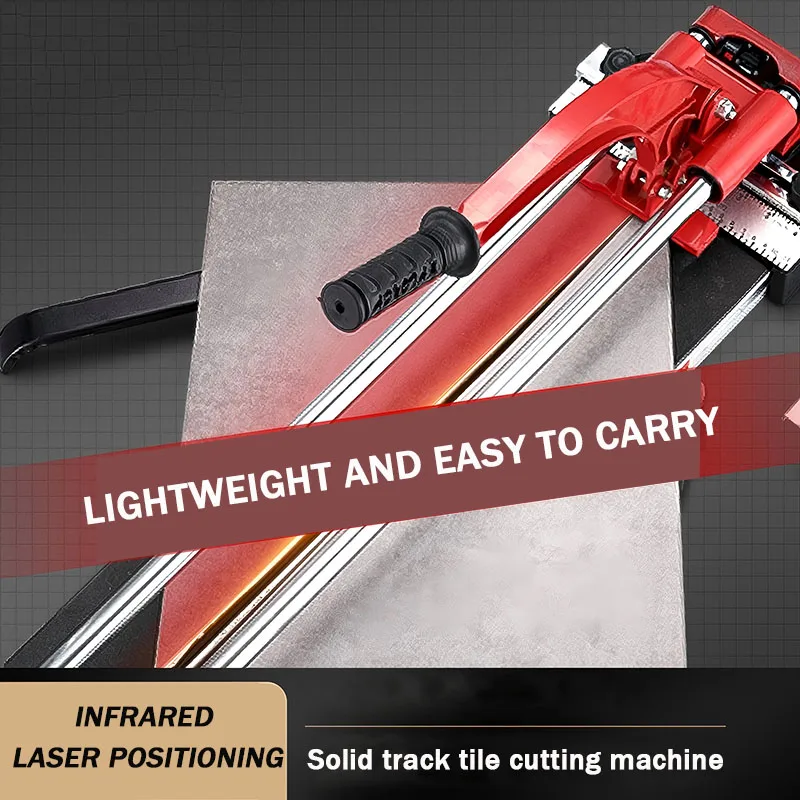 Tile Push Knife Doubletrack aluminum alloy push cutter Solid steel track infrared positioning manual Tile Cutter Processing tool