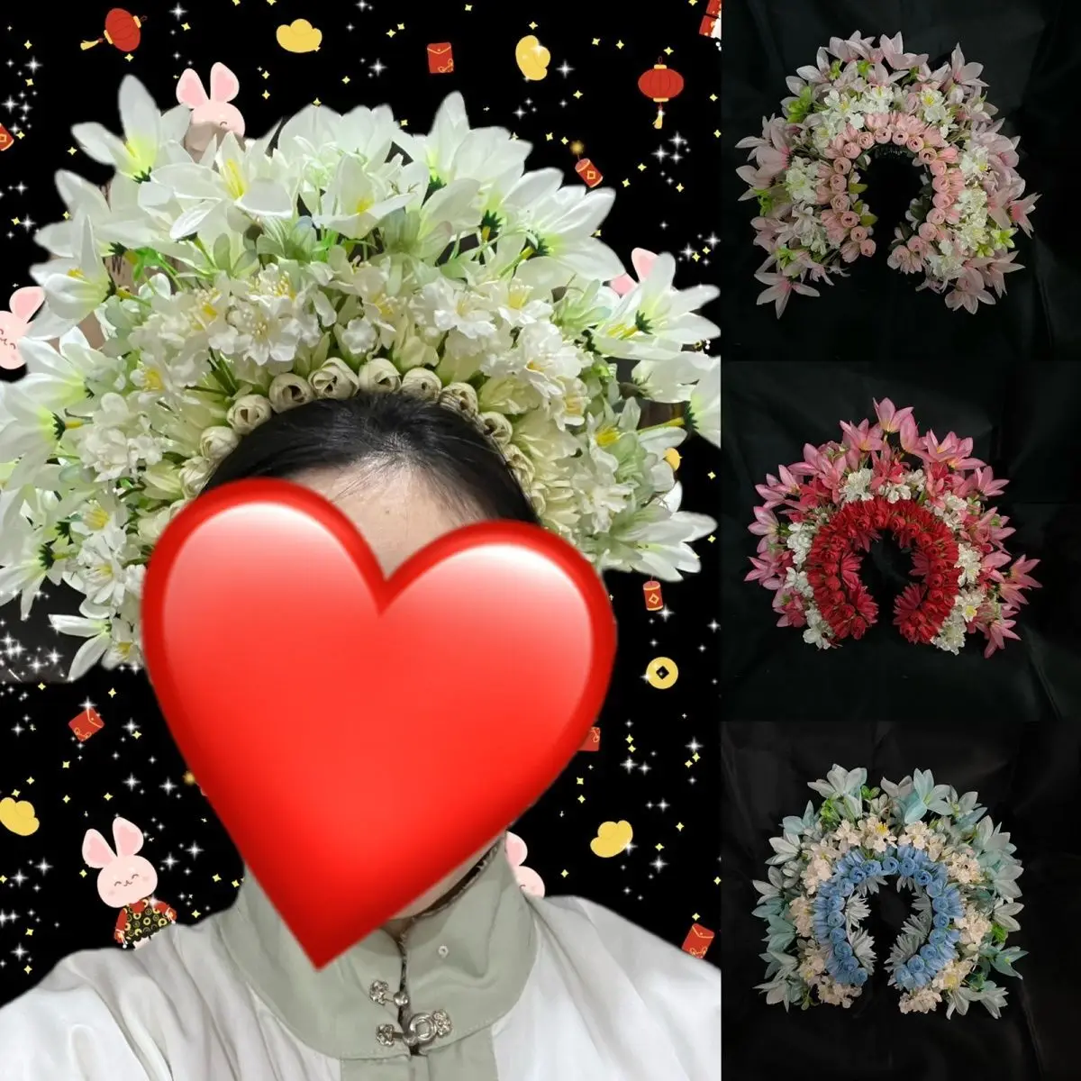 Quanzhou Xunpu Women's Headwear Hairpin Flower Surrounding Minority Headdress Three Dimensional Flower Hanfu Handmade Hair Clasp