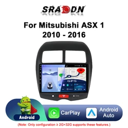 For Mitsubishi ASX 1 2010 - 2016 Car Radio Android Automotive Multimedia Player Navigation GPS Carplay Touch Screen Auto Stereo